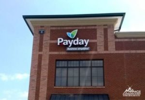 Payday Building Sign