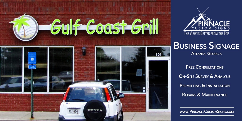 Gulf Coast Grill Building Signs