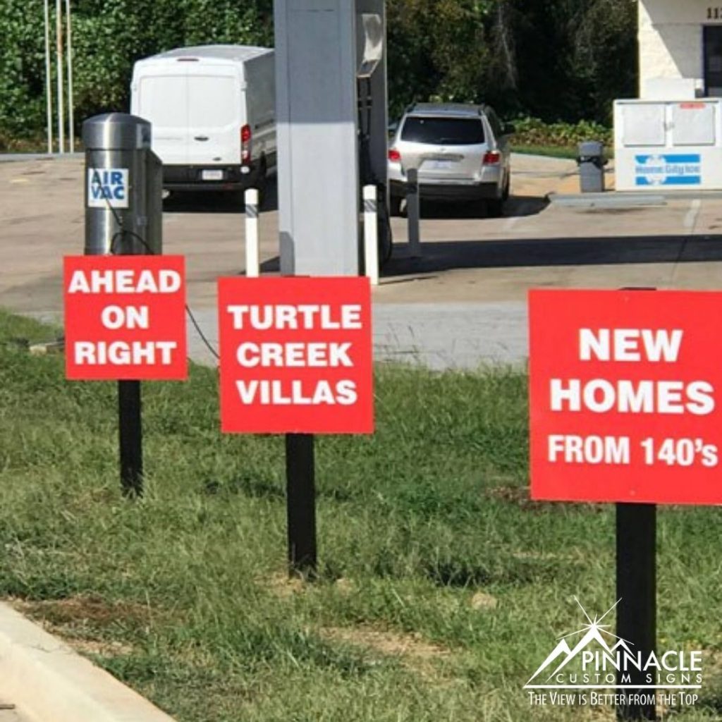 directional signs for real estate are important for wayfinding